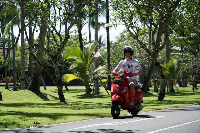 Scooter in bali